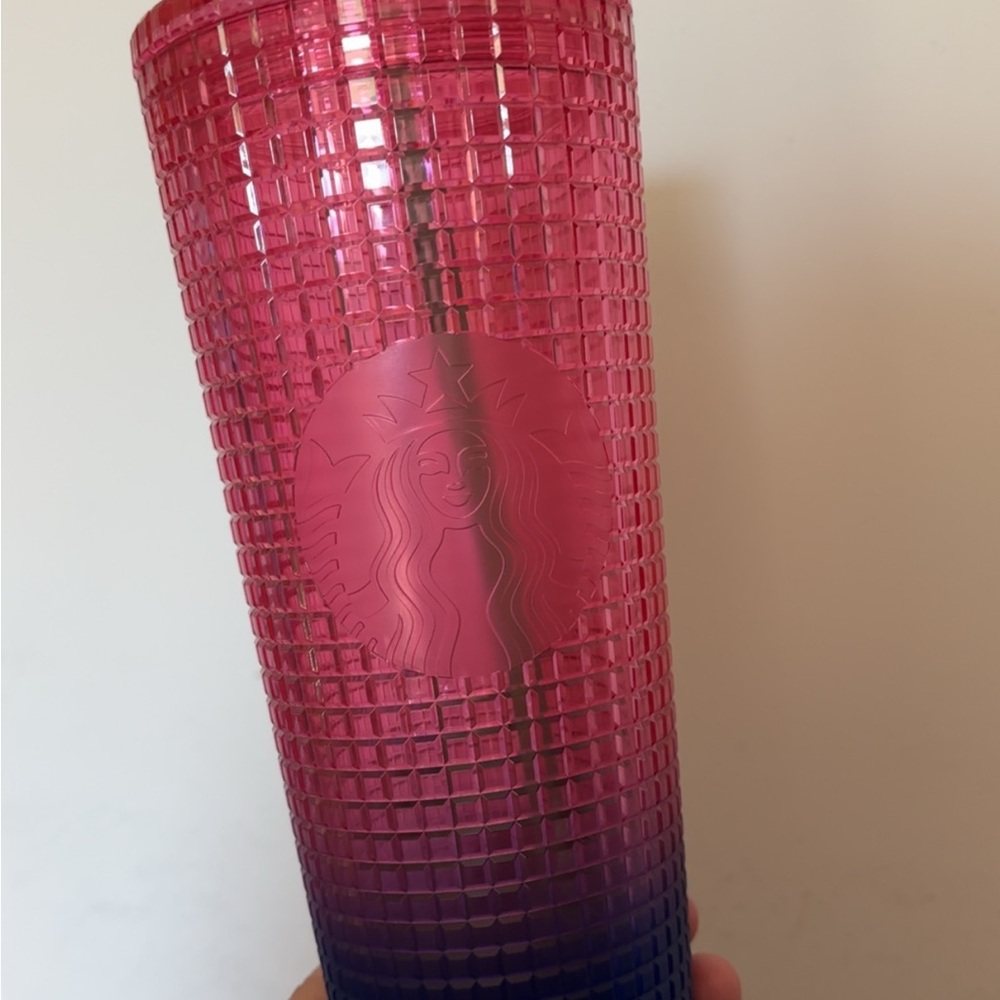 Starbucks Pink and Blue Gradient Tumbler